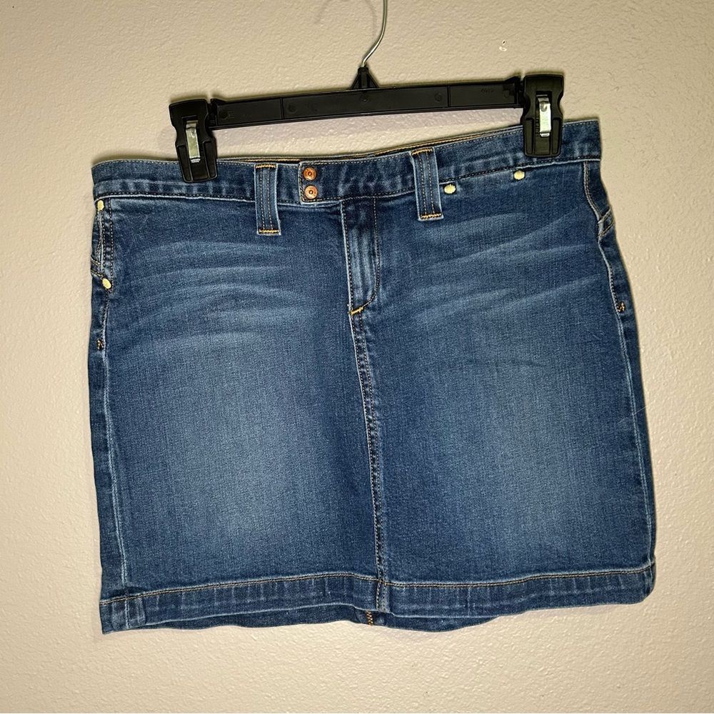 AG Adriano Goldschmied The Appeal Y2K Vintage Denim Mini Skirt Women’s Size 27
